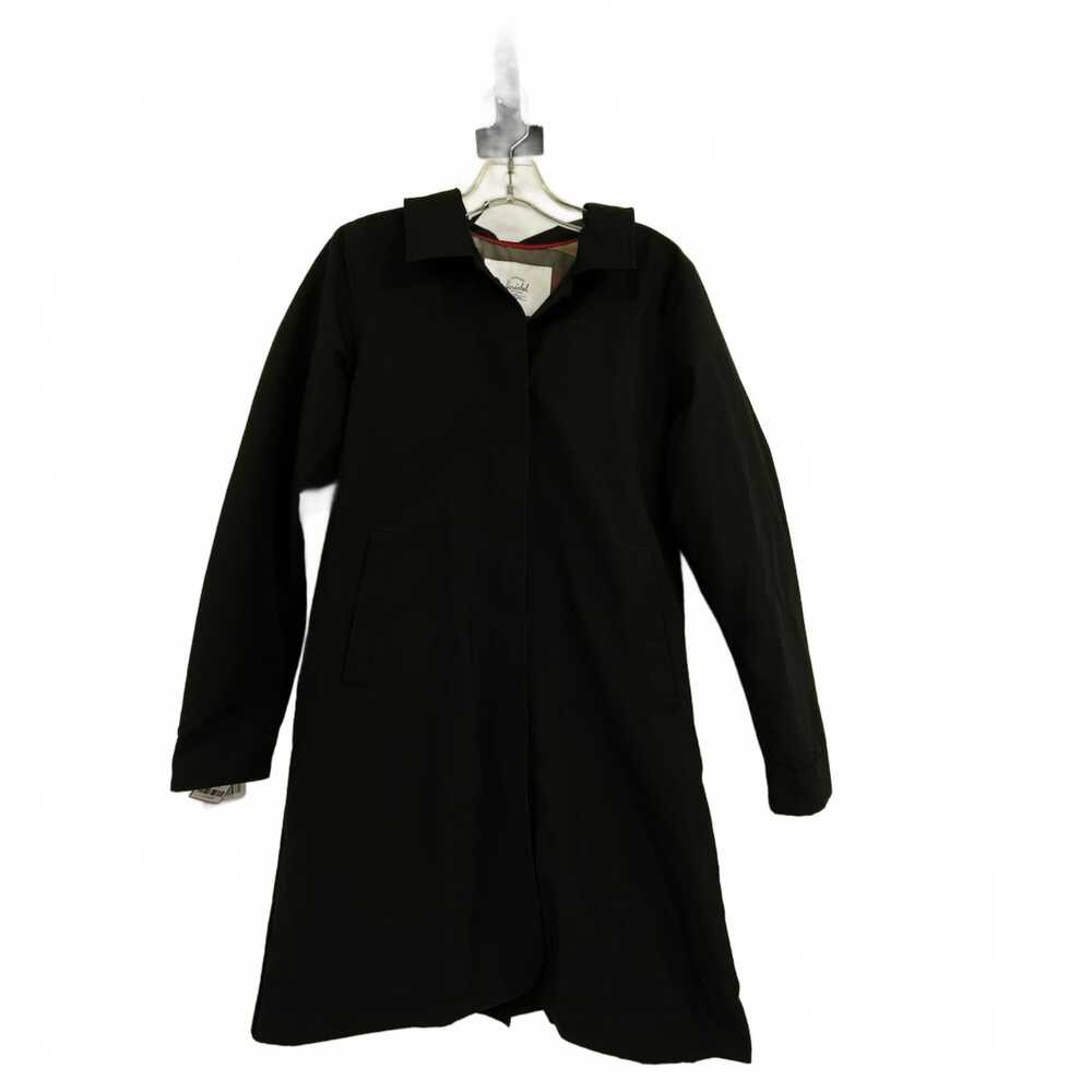 Herschel Black Windbreaker | Women’s Regular S Lightweight Pockets